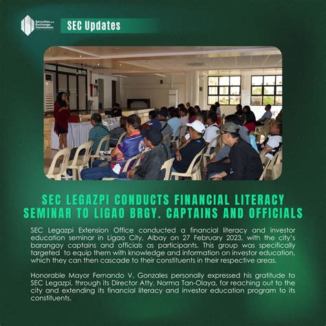 SEC LEGAZPI EXTENSION OFFICE NEW OFFICE ADDRESS .